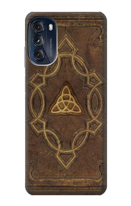 W3219 Spell Book Cover Hard Case and Leather Flip Case For Motorola Moto G (2022)