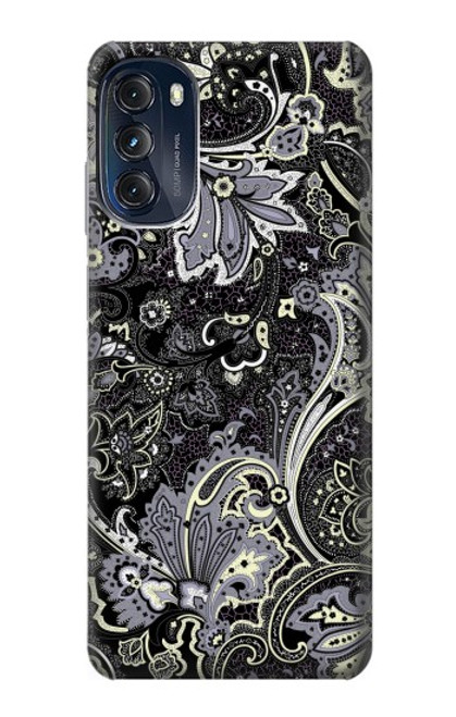 W3251 Batik Flower Pattern Hard Case and Leather Flip Case For Motorola Moto G (2022)