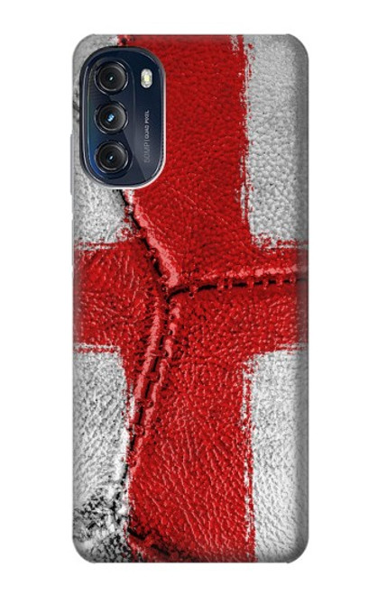 W3316 England Flag Vintage Football Graphic Hard Case and Leather Flip Case For Motorola Moto G (2022)