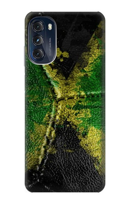 W3319 Jamaica Flag Vintage Football Graphic Hard Case and Leather Flip Case For Motorola Moto G (2022)