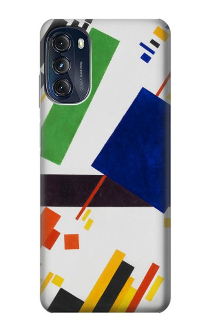 W3343 Kazimir Malevich Suprematist Composition Hard Case and Leather Flip Case For Motorola Moto G (2022)