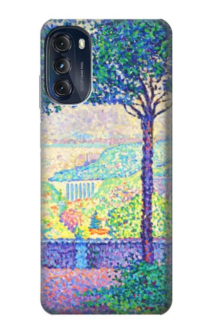 W3349 Paul Signac Terrace of Meudon Hard Case and Leather Flip Case For Motorola Moto G (2022)