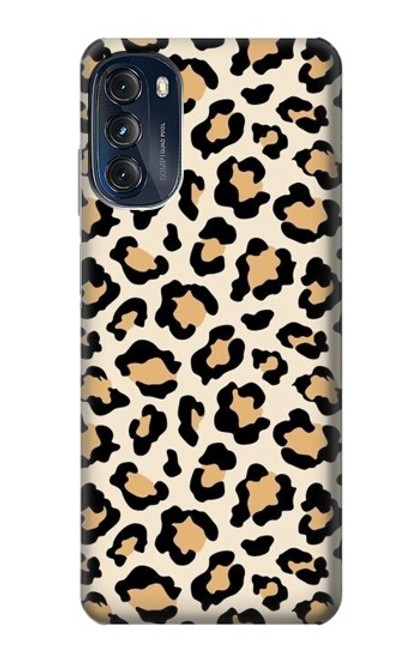 W3374 Fashionable Leopard Seamless Pattern Hard Case and Leather Flip Case For Motorola Moto G (2022)