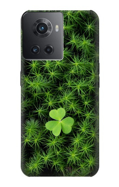 W0358 Clover Lucky Leaf Hard Case and Leather Flip Case For OnePlus Ace