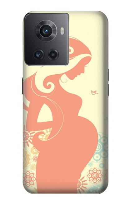 W0815 Pregnant Art Hard Case and Leather Flip Case For OnePlus Ace