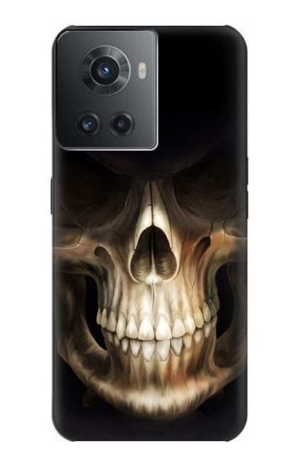 W1107 Skull Face Grim Reaper Hard Case and Leather Flip Case For OnePlus Ace