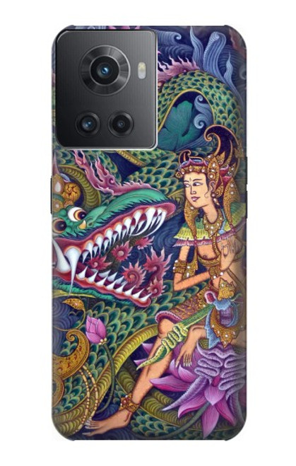 W1240 Bali Painting Hard Case and Leather Flip Case For OnePlus Ace