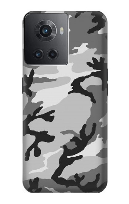 W1721 Snow Camouflage Graphic Printed Hard Case and Leather Flip Case For OnePlus Ace