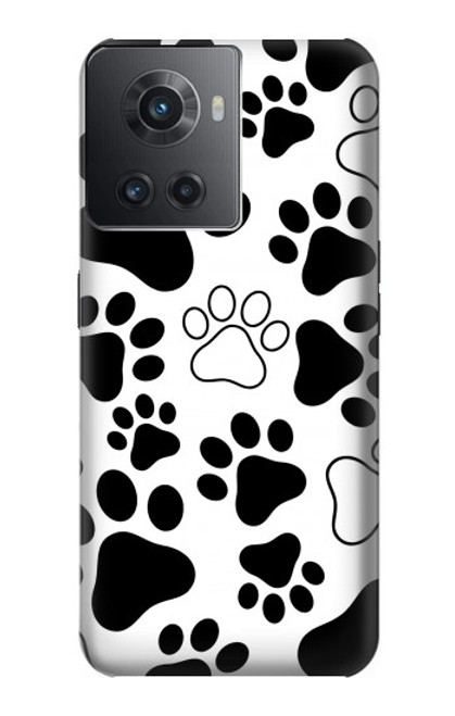 W2904 Dog Paw Prints Hard Case and Leather Flip Case For OnePlus Ace