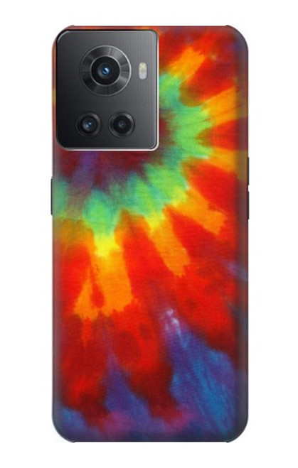 W2985 Colorful Tie Dye Texture Hard Case and Leather Flip Case For OnePlus Ace