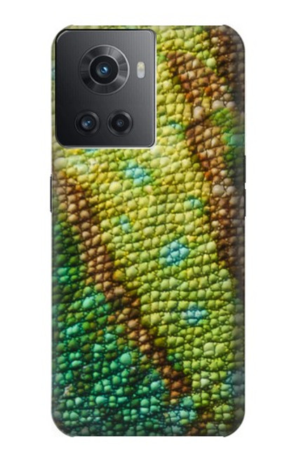 W3057 Lizard Skin Graphic Printed Hard Case and Leather Flip Case For OnePlus Ace