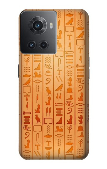 W3440 Egyptian Hieroglyphs Hard Case and Leather Flip Case For OnePlus Ace
