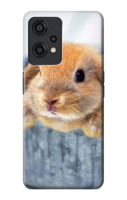 W0242 Cute Rabbit Hard Case and Leather Flip Case For OnePlus Nord CE 2 Lite 5G