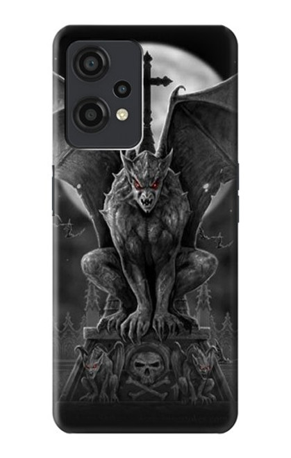 W0850 Gargoyle Devil Demon Hard Case and Leather Flip Case For OnePlus Nord CE 2 Lite 5G