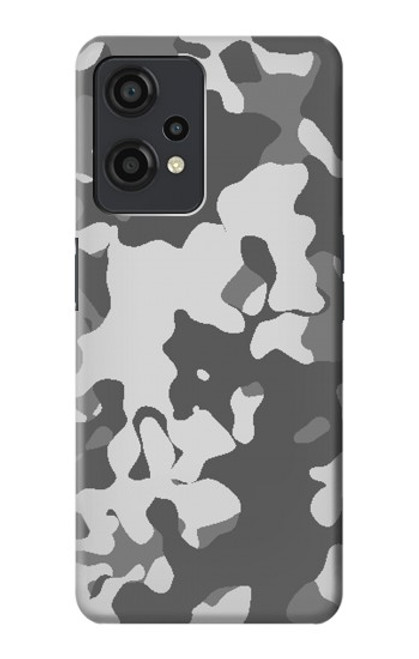 W2186 Gray Camo Camouflage Graphic Printed Hard Case and Leather Flip Case For OnePlus Nord CE 2 Lite 5G