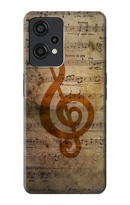 W2368 Sheet Music Notes Hard Case and Leather Flip Case For OnePlus Nord CE 2 Lite 5G