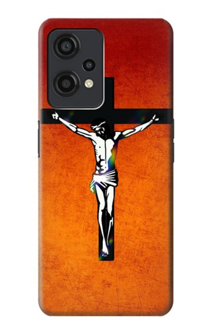 W2421 Jesus Christ On The Cross Hard Case and Leather Flip Case For OnePlus Nord CE 2 Lite 5G