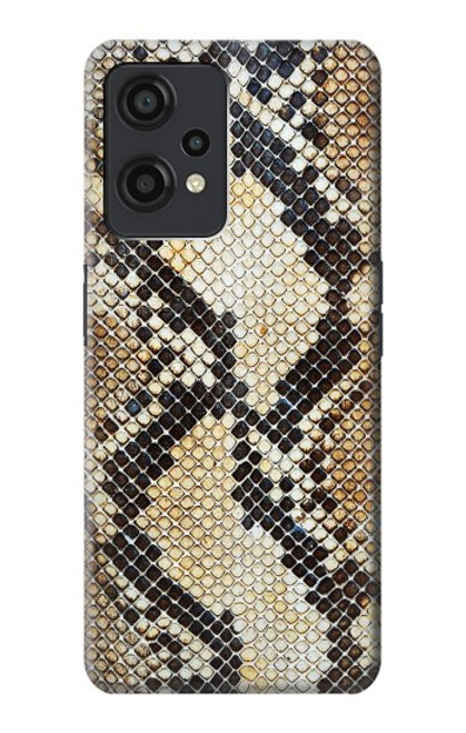 W2703 Snake Skin Texture Graphic Printed Hard Case and Leather Flip Case For OnePlus Nord CE 2 Lite 5G