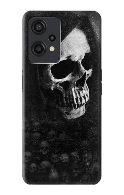 W3333 Death Skull Grim Reaper Hard Case and Leather Flip Case For OnePlus Nord CE 2 Lite 5G