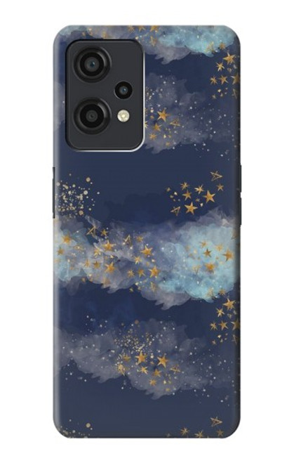 W3364 Gold Star Sky Hard Case and Leather Flip Case For OnePlus Nord CE 2 Lite 5G