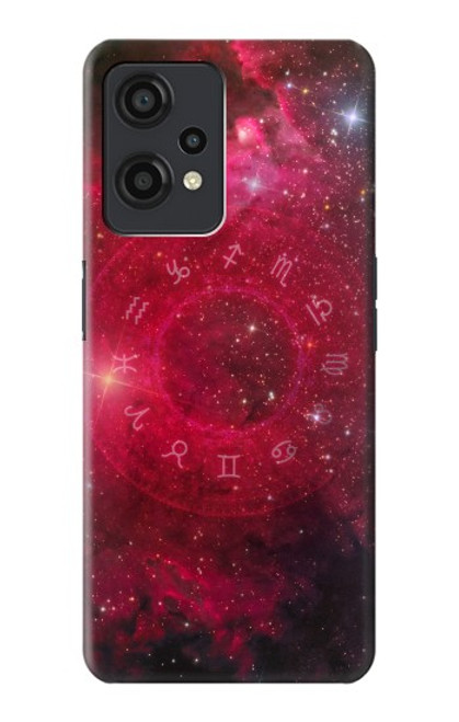 W3368 Zodiac Red Galaxy Hard Case and Leather Flip Case For OnePlus Nord CE 2 Lite 5G