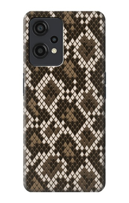 W3389 Seamless Snake Skin Pattern Graphic Hard Case and Leather Flip Case For OnePlus Nord CE 2 Lite 5G