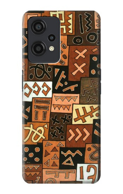 W3460 Mali Art Pattern Hard Case and Leather Flip Case For OnePlus Nord CE 2 Lite 5G