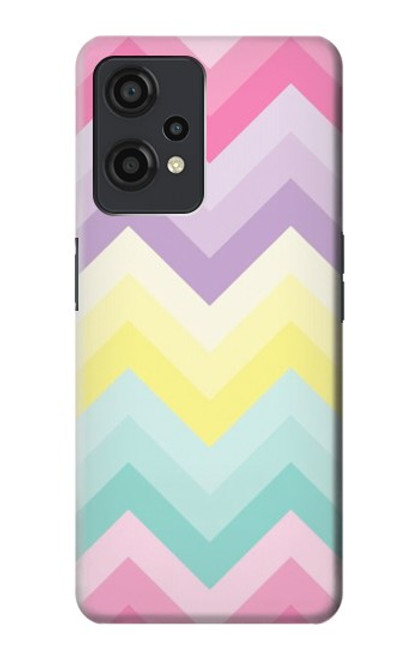 W3514 Rainbow Zigzag Hard Case and Leather Flip Case For OnePlus Nord CE 2 Lite 5G