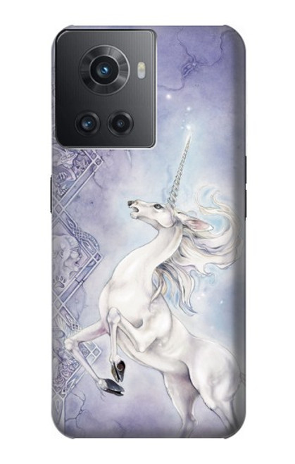 W1134 White Horse Unicorn Hard Case and Leather Flip Case For OnePlus 10R