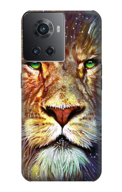 W1354 Lion Hard Case and Leather Flip Case For OnePlus 10R