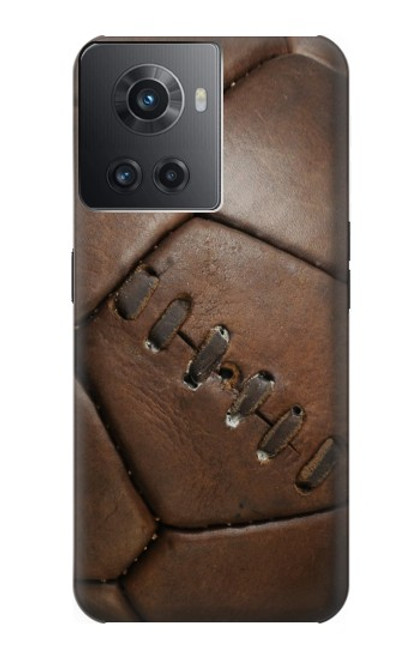 W2661 Leather Soccer Football Graphic Hard Case and Leather Flip Case For OnePlus 10R