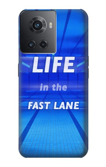 W3136 Life in the Fast Lane Swimming Pool Hard Case and Leather Flip Case For OnePlus 10R