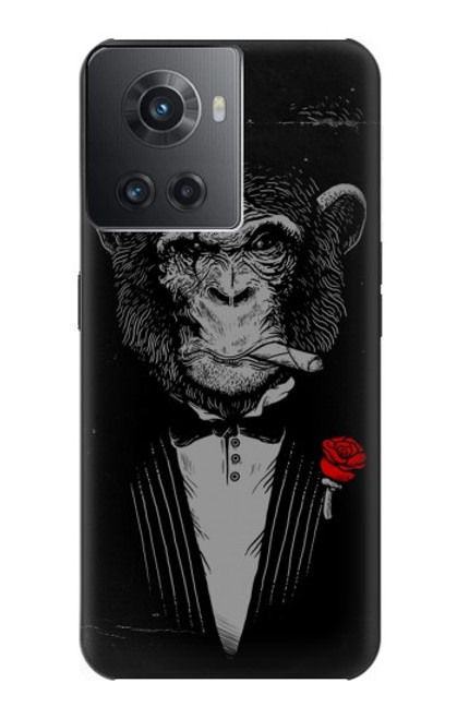 W3167 Funny Monkey God Father Hard Case and Leather Flip Case For OnePlus 10R