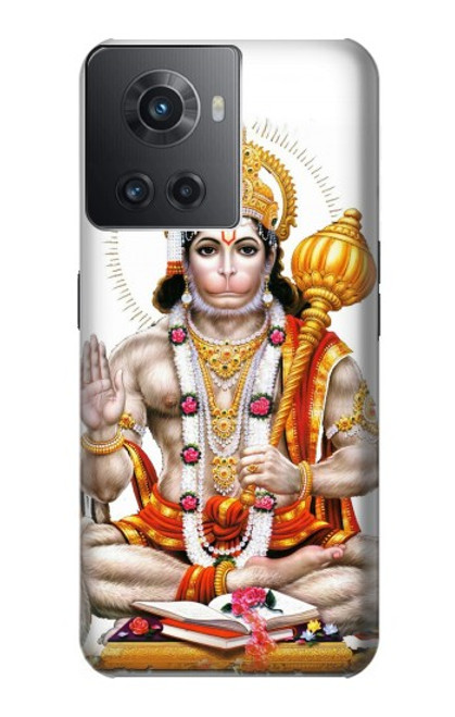 W3186 Lord Hanuman Chalisa Hindi Hindu Hard Case and Leather Flip Case For OnePlus 10R