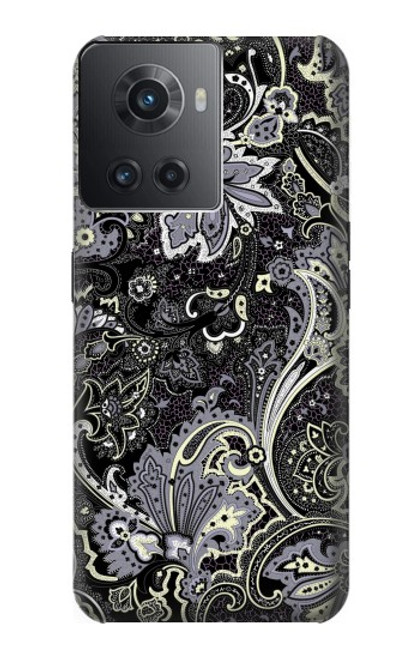 W3251 Batik Flower Pattern Hard Case and Leather Flip Case For OnePlus 10R