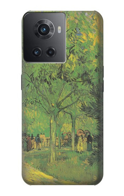 W3748 Van Gogh A Lane in a Public Garden Hard Case and Leather Flip Case For OnePlus 10R