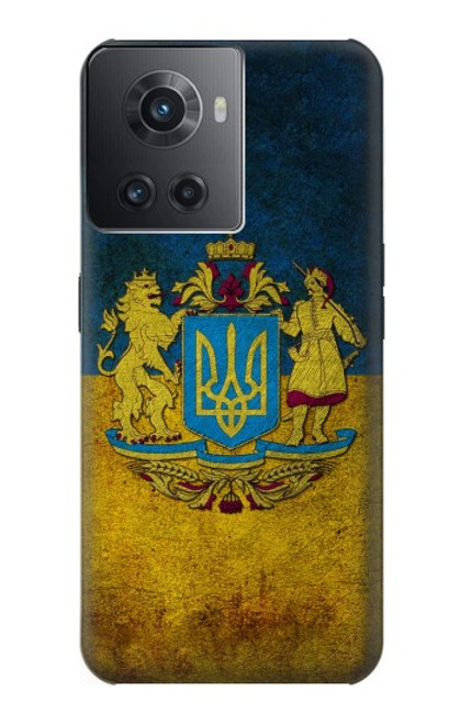 W3858 Ukraine Vintage Flag Hard Case and Leather Flip Case For OnePlus 10R