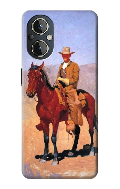 W0772 Cowboy Western Hard Case and Leather Flip Case For OnePlus Nord N20 5G