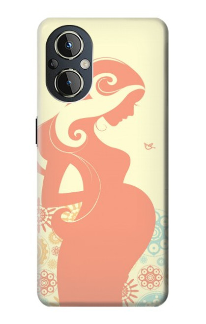 W0815 Pregnant Art Hard Case and Leather Flip Case For OnePlus Nord N20 5G