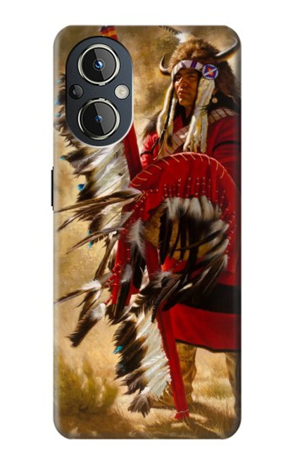 W0817 Red Indian Hard Case and Leather Flip Case For OnePlus Nord N20 5G