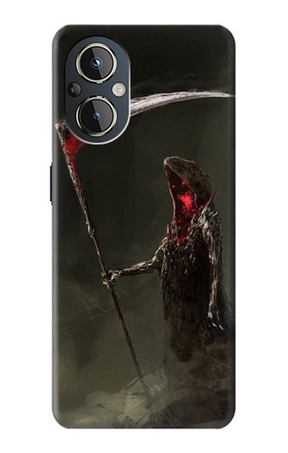 W1319 Grim Reaper Death Scythe Hard Case and Leather Flip Case For OnePlus Nord N20 5G