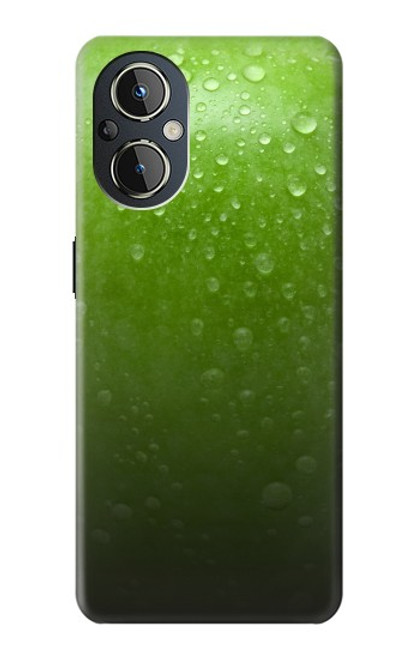 W2475 Green Apple Texture Seamless Hard Case and Leather Flip Case For OnePlus Nord N20 5G