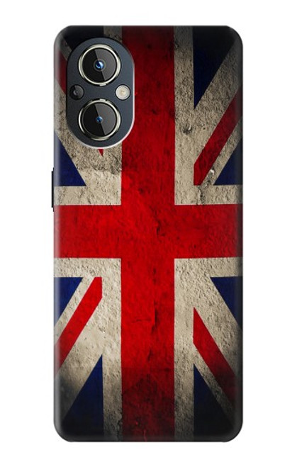 W2894 Vintage British Flag Hard Case and Leather Flip Case For OnePlus Nord N20 5G