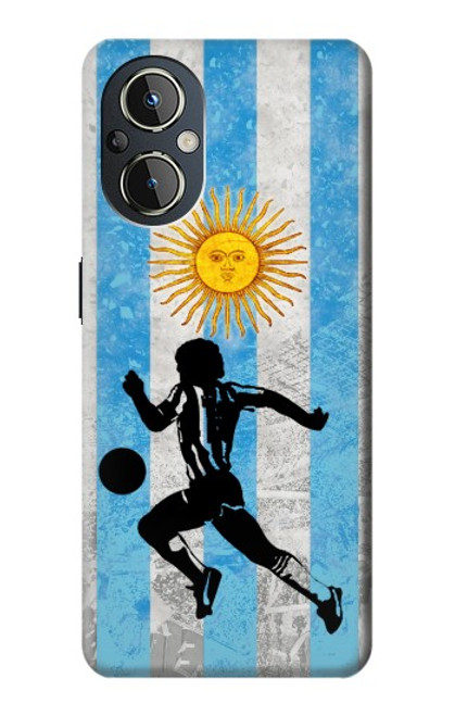 W2977 Argentina Football Soccer Hard Case and Leather Flip Case For OnePlus Nord N20 5G