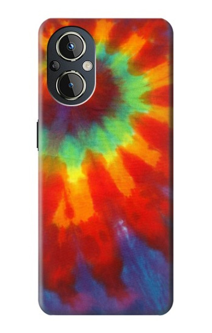 W2985 Colorful Tie Dye Texture Hard Case and Leather Flip Case For OnePlus Nord N20 5G