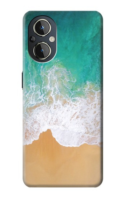 W3150 Sea Beach Hard Case and Leather Flip Case For OnePlus Nord N20 5G