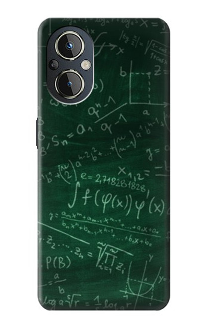 W3190 Math Formula Greenboard Hard Case and Leather Flip Case For OnePlus Nord N20 5G