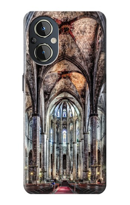 W3210 Santa Maria Del Mar Cathedral Hard Case and Leather Flip Case For OnePlus Nord N20 5G