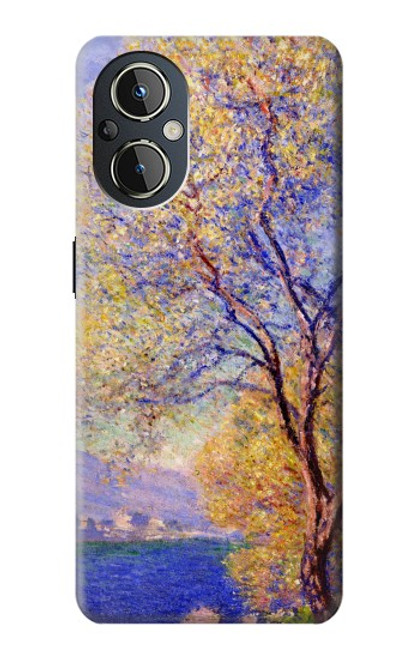 W3339 Claude Monet Antibes Seen from the Salis Gardens Hard Case and Leather Flip Case For OnePlus Nord N20 5G