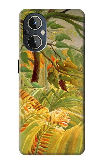 W3344 Henri Rousseau Tiger in a Tropical Storm Hard Case and Leather Flip Case For OnePlus Nord N20 5G